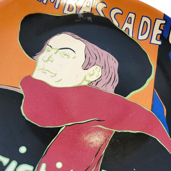 Sango Cabaret Plate Artistide Colorful Man 8" 1995 #4870 DH686 - Picture 2 of 5